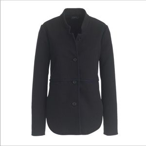 J. Crew Twill Tipped Blazer Navy 4